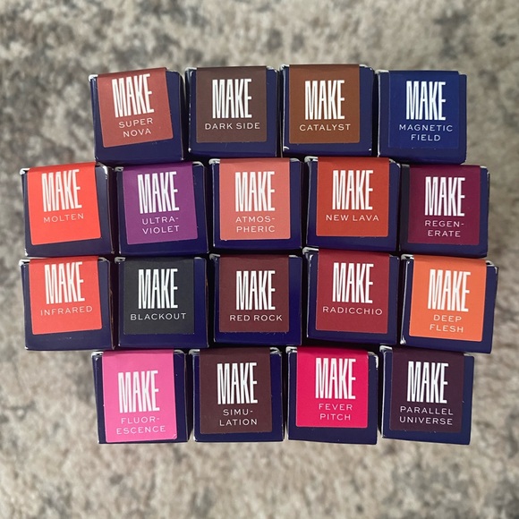 MAKE Beauty Other - MAKE Beauty Cream Supreme Lipstick Bundle (18 colors)